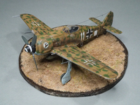 FW-190 F8, Luftwaffe, I G/SG 4, Italy 1944, Revell, 1/72, Scratch base